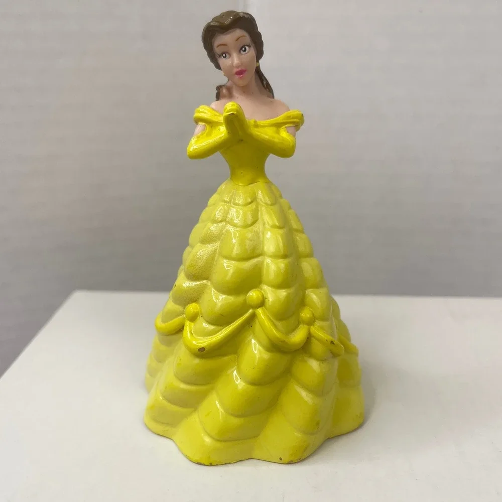 Disney Belle Figurine Girls Yellow Beauty and the‎ Beast Princess Toy 3.75